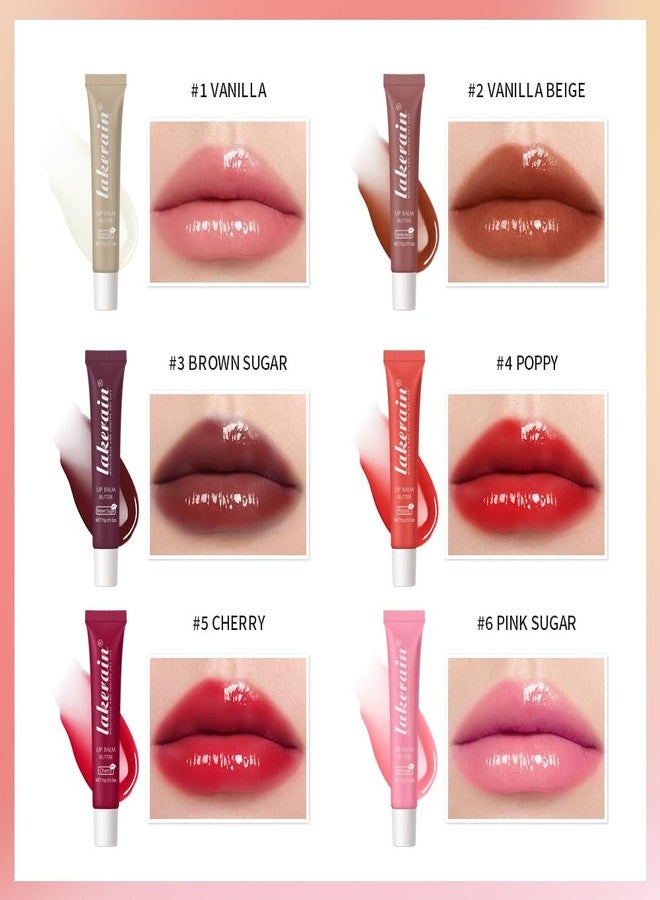 BAISEN DIARY Lip Butter Balm - Ultra-Hydrating, Nourishing Lip Care with Natural Ingredients, Shea Butter & Olive Oil, Soothes & Softens Dry Lips (#6 Pink Sugar, 1 - Image 3