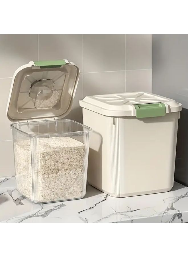 Advanced Sealed 5KG Food Storage Container Moisture Proof Pest Resistant With Measuring Cup BPA Free - Image 1