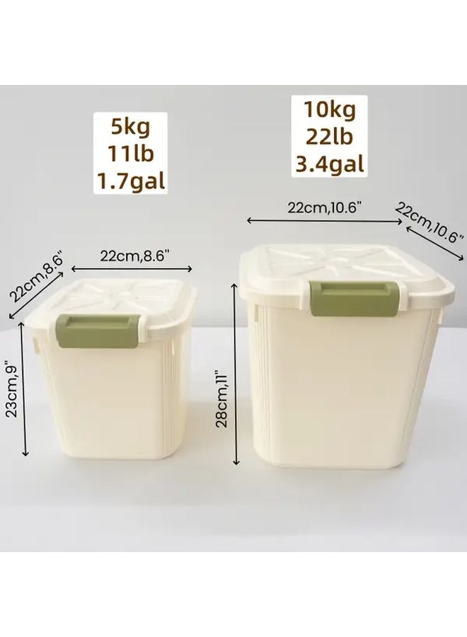 Advanced Sealed 5KG Food Storage Container Moisture Proof Pest Resistant With Measuring Cup BPA Free - Image 3