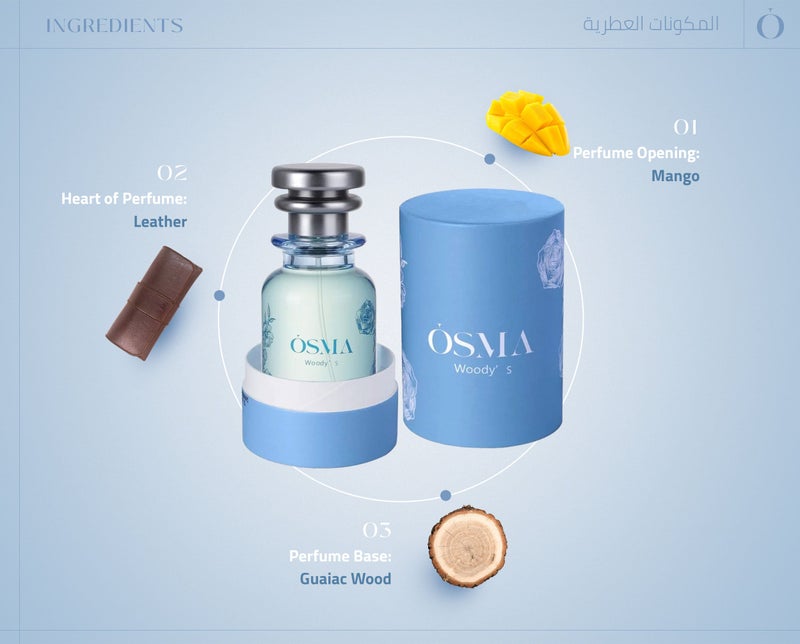 اوسما عطر وودي S من أوسما للجنسين 75 مل - Image 2