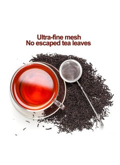 Oasisgalore 3 Pcs Stainless Steel Tea Strainers with Handle, Portable Tea Filters for Loose Tea  - Image 5