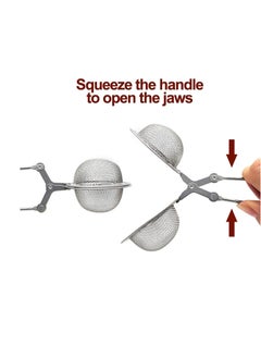 Oasisgalore 3 Pcs Stainless Steel Tea Strainers with Handle, Portable Tea Filters for Loose Tea  - Image 3