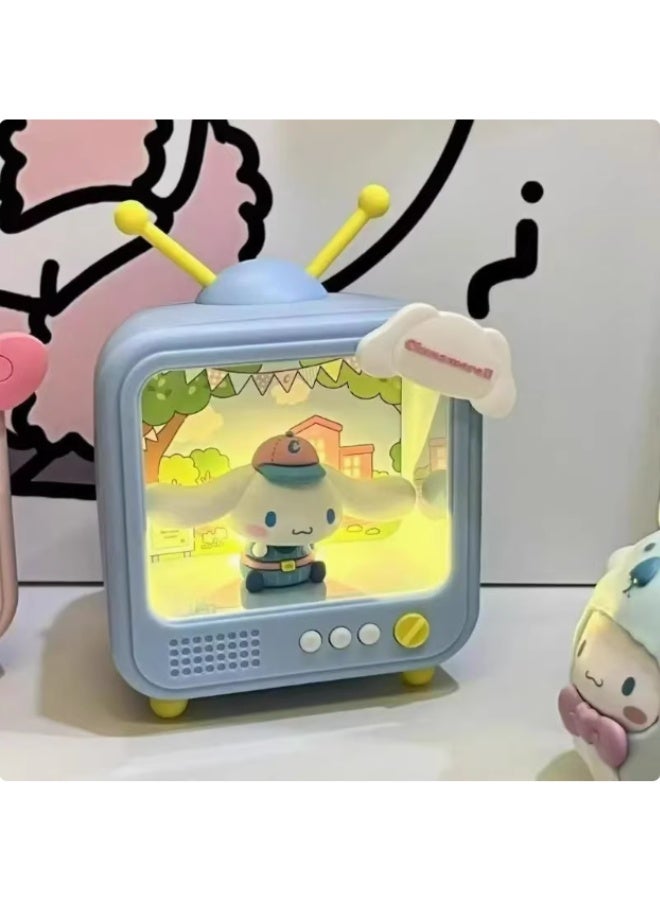 Sanrio Cinnamoroll Kuromi Retro TV Night Light – Cute LED Lamp for Kids' Room & Gifts  - Image 2