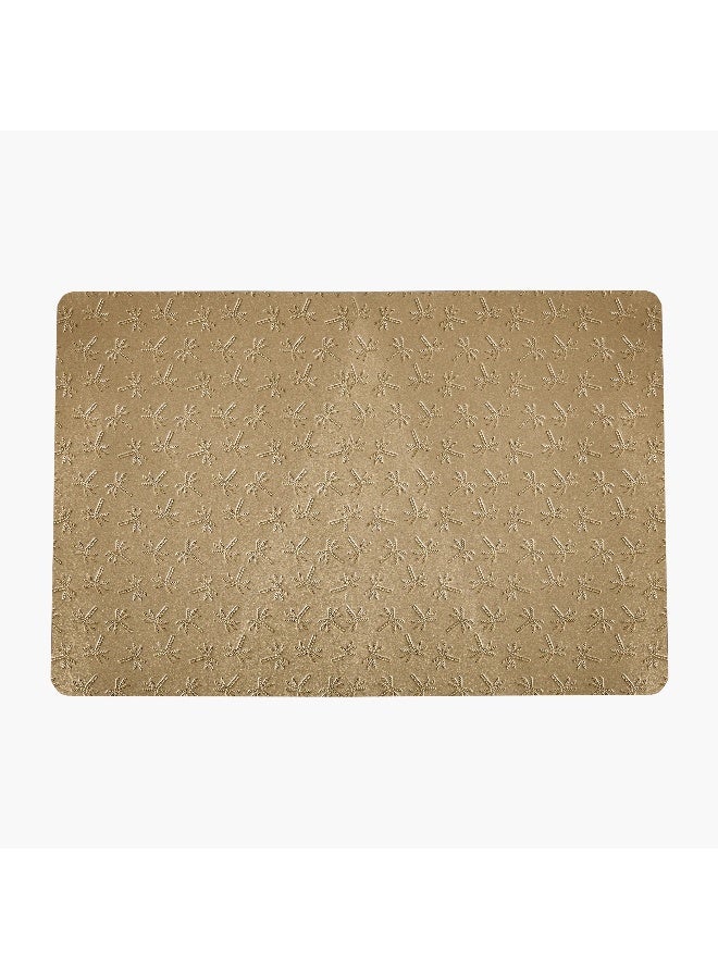 Home Box Palm Embossed Placemat - Gold - 30x45 cm - Image 5