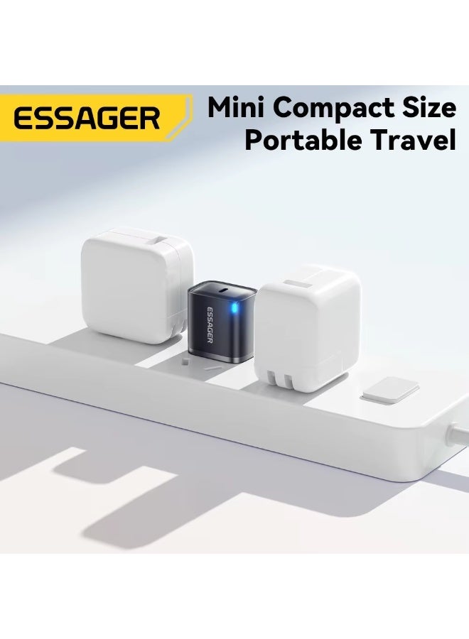 Essager Mini  UK 30W Type C Charger PD QC3.0 Fast Type C Charger For iPhone 16 15 14 13 Pro Samsung S25 Xiaomi iPad Travel Adapter - Image 5