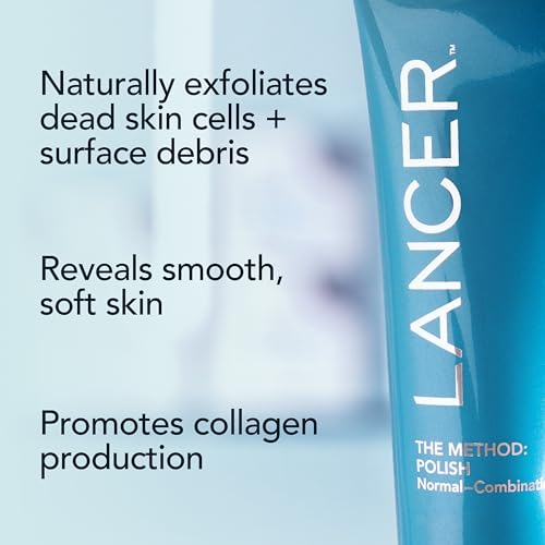 Lancer Skincare The Method: Polish Facial Exfoliator, Daily Exfoliation Face Scrub with Natural Minerals, Polish Normal-Combination Skin, 2 Fluid Ounces - Image 3