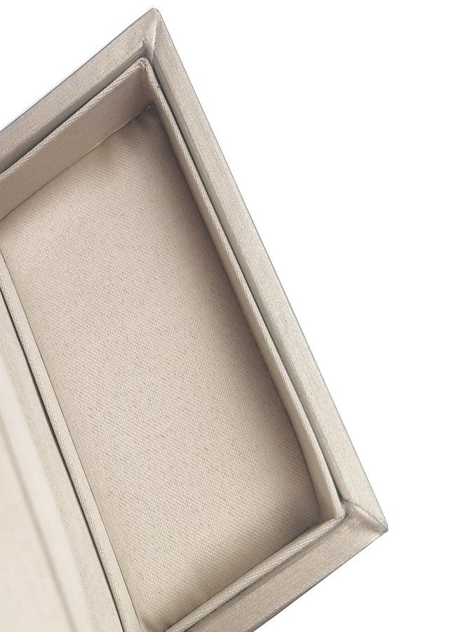 DesignSter Gold Bearer Ring Box - Premium PU Leather Double Rings Box for Wedding Engagement Gift Box - Image 5
