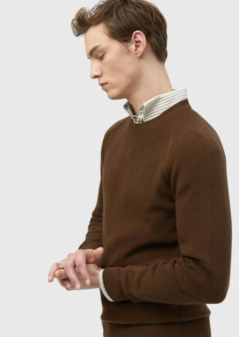 RAMSEY Cinnamon Knitwear Sweatshirt