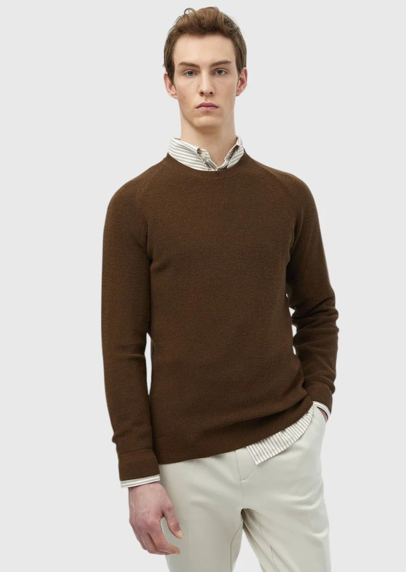 Ramsey Cinnamon Knitwear Sweatshirt