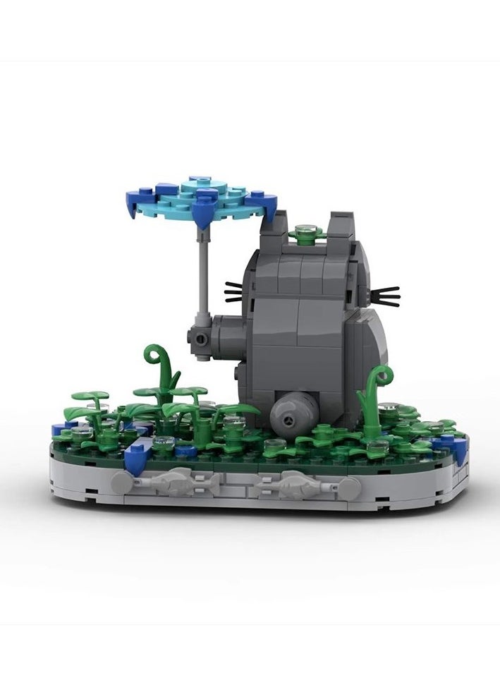 General Hayao Miyazaki's Anime Umbrella Totoro Compatible with LEGO Small Pieces Creative Brick Set  - Image 3