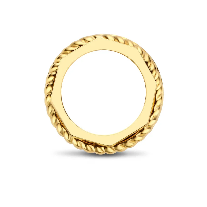 CERRUTI 1881 Emma Gold Plated Finger Ring For Women