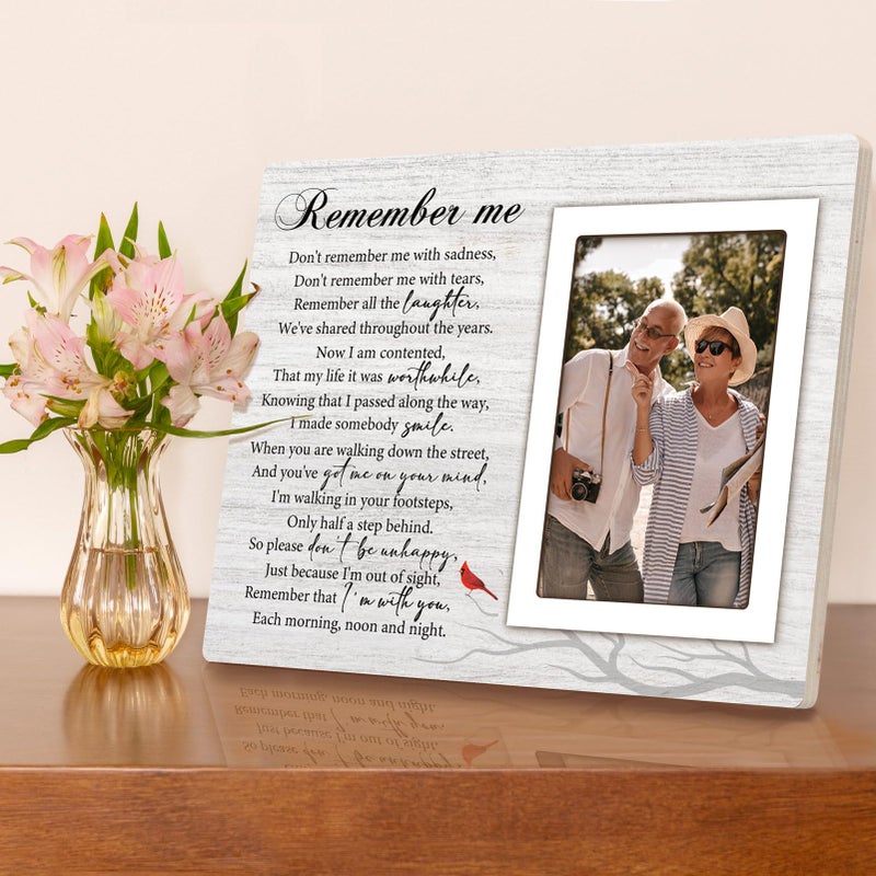 Milcier Sympathy Gifts for Loss of Loved One - Memorial Picture Frame 4x6 Photo - Memorial Gifts for Loss of Mother Father - in Memory of Loved One Gifts  Condolences Grief Bereavement Gifts Sympathy Frame - Image 4