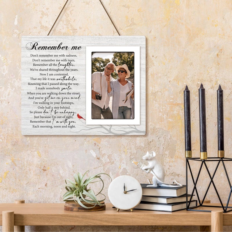 Milcier Sympathy Gifts for Loss of Loved One - Memorial Picture Frame 4x6 Photo - Memorial Gifts for Loss of Mother Father - in Memory of Loved One Gifts  Condolences Grief Bereavement Gifts Sympathy Frame - Image 5