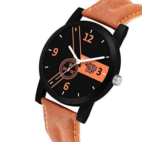 SWADESI STUFF Men Leather Watch Series Analog Men's Watch (Multi-Colour Dial Multi Colored Strap) - Image 2