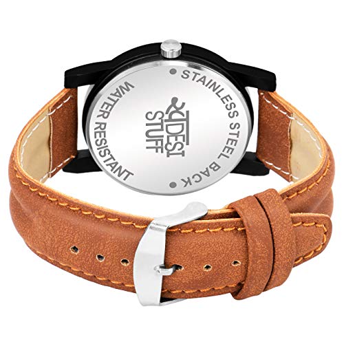 SWADESI STUFF Men Leather Watch Series Analog Men's Watch (Multi-Colour Dial Multi Colored Strap) - Image 5