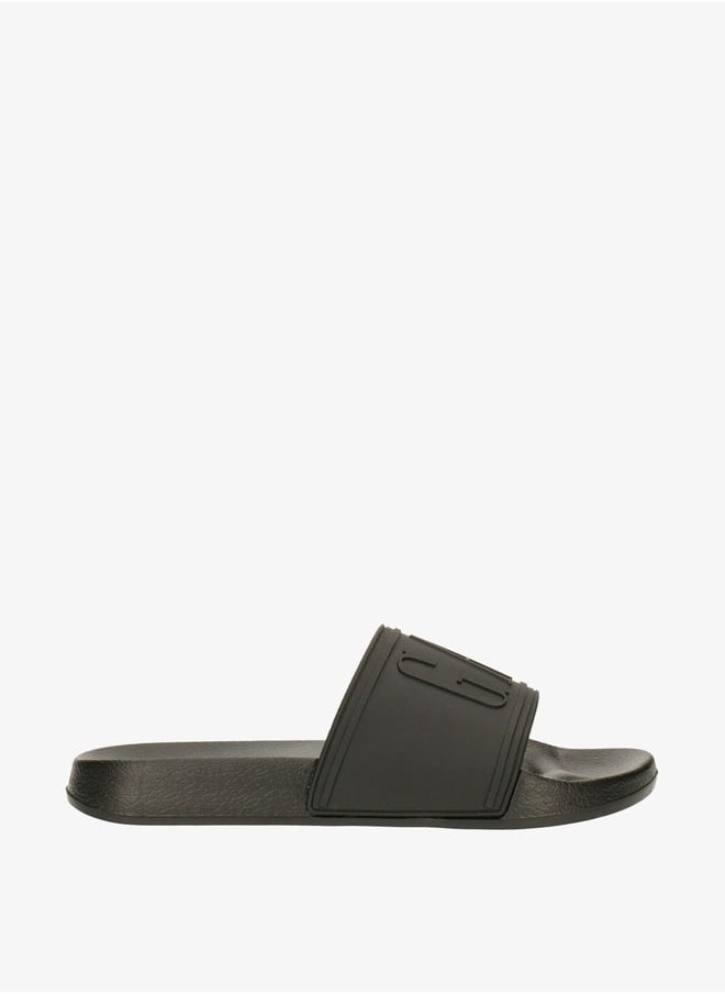 GAP - Women's Logo Embossed Slip-On Slides - Image 1