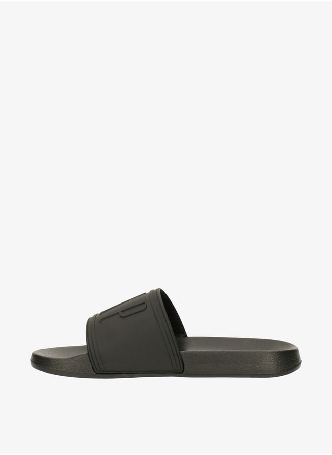 GAP - Women's Logo Embossed Slip-On Slides - Image 1