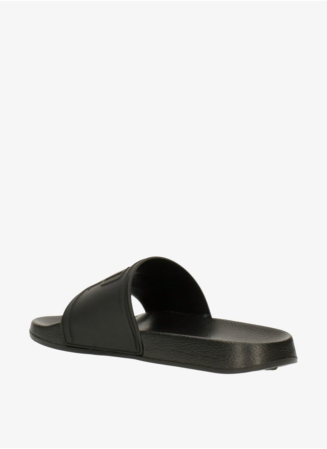 GAP - Women's Logo Embossed Slip-On Slides - Image 1