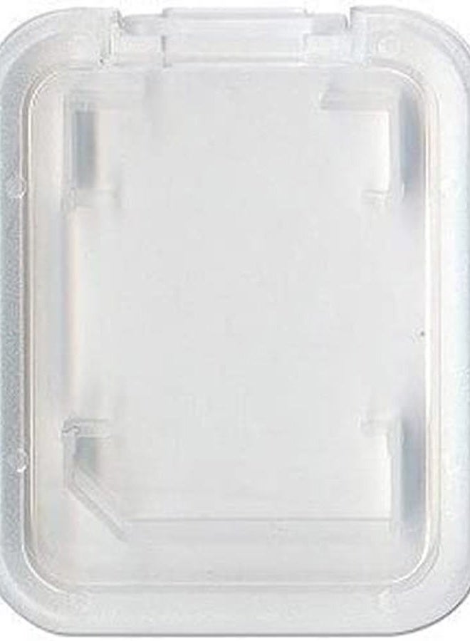 E-tech Collection Clear Plastic SD/SDHC/SDXC/Secure Digital Memory Card Case Holder Compatible for SanDisk/Kingston/Transcend/Samsung Memory Card (5 Pack)