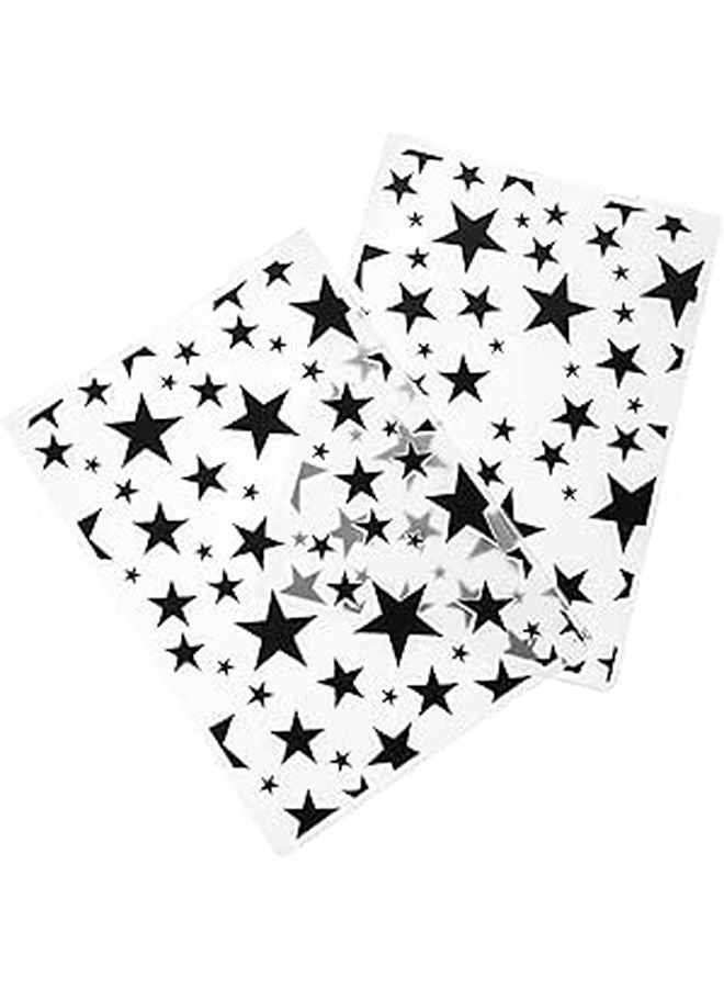 2pcs Star Shaped Cake Decorating Stencils Baking Molds Hollow Printing Templates for Mousse Fondant DIY - Image 1