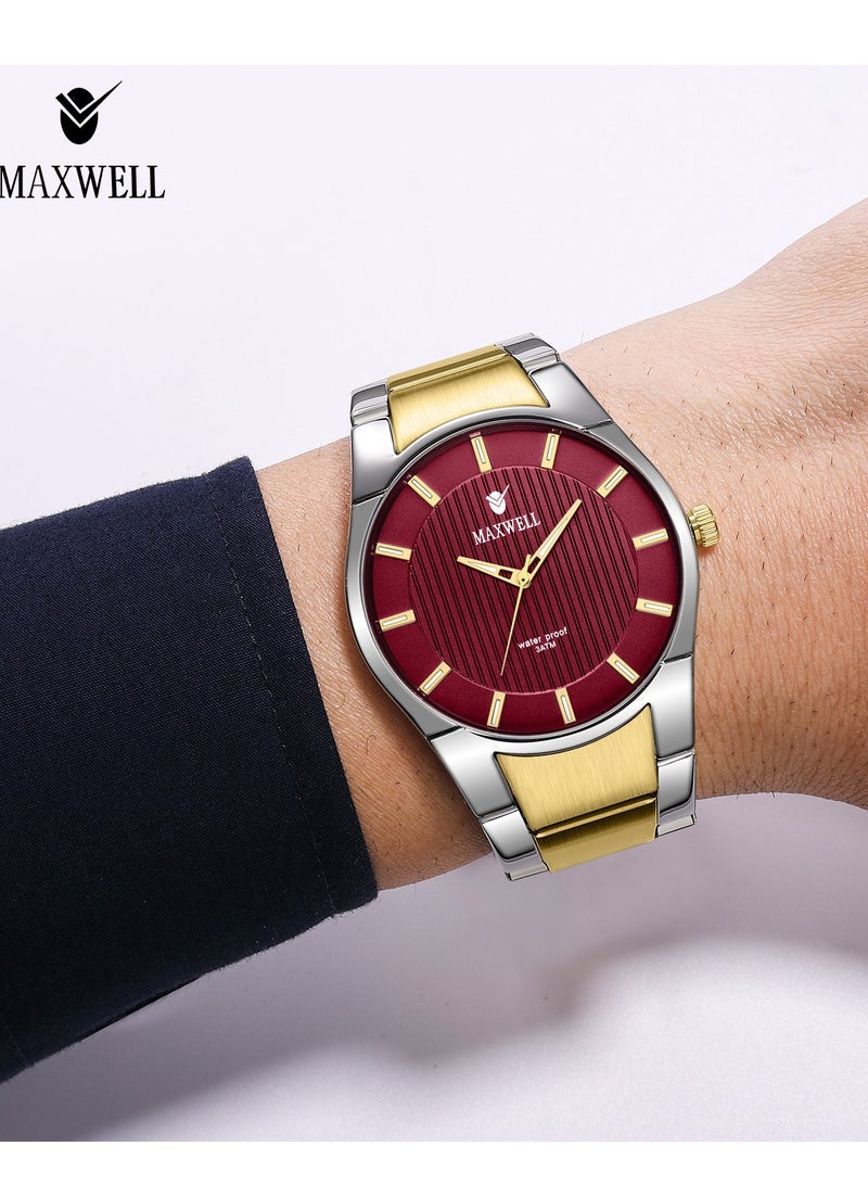 ماكسويل ساعة ماكسويل رجالي استيل