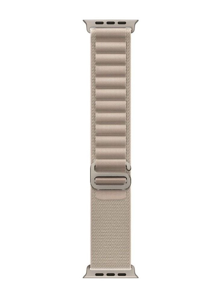 CATANES - Alpine Loop Band 49mm 45mm 44mm for Apple Watch Series Ultra/8/SE/7/6/5/4/3/2/1 Nylon Woven Textile Loop Sport Strap Wristband Stone White - Image 1