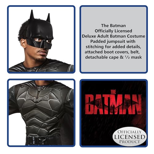 Rubies The Batman: Batman Costume for Adults, Men's XL - Image 2