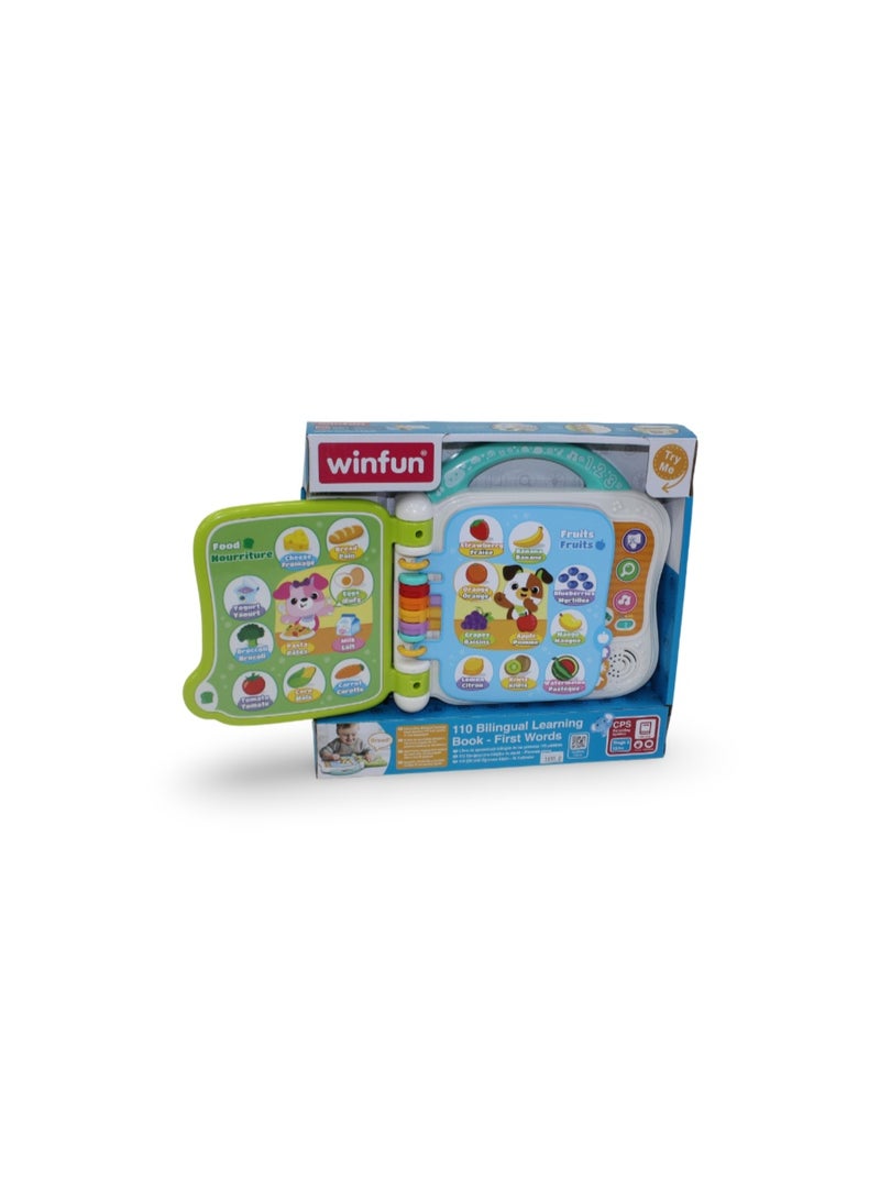 WinFun 110 Bilingual Learning Book – First Words - Image 1