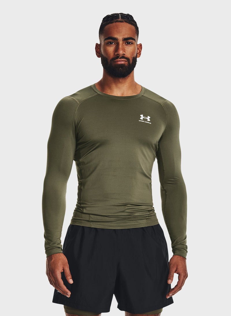 UNDER ARMOUR Heatgear Armour Compression Long Sleeve Top - Image 1
