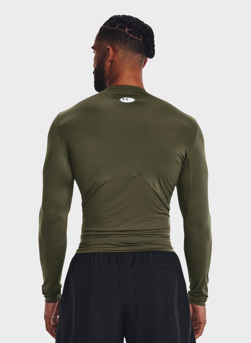 UNDER ARMOUR Heatgear Armour Compression Long Sleeve Top - Image 2