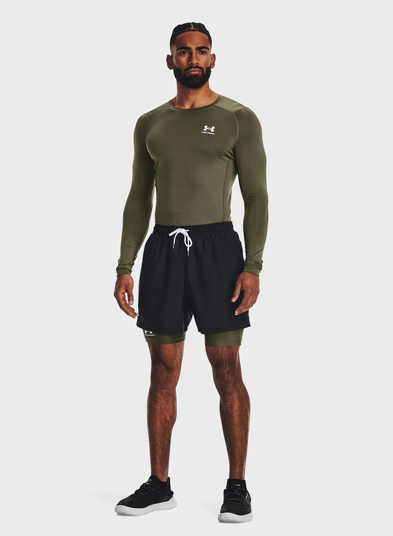 UNDER ARMOUR Heatgear Armour Compression Long Sleeve Top - Image 4