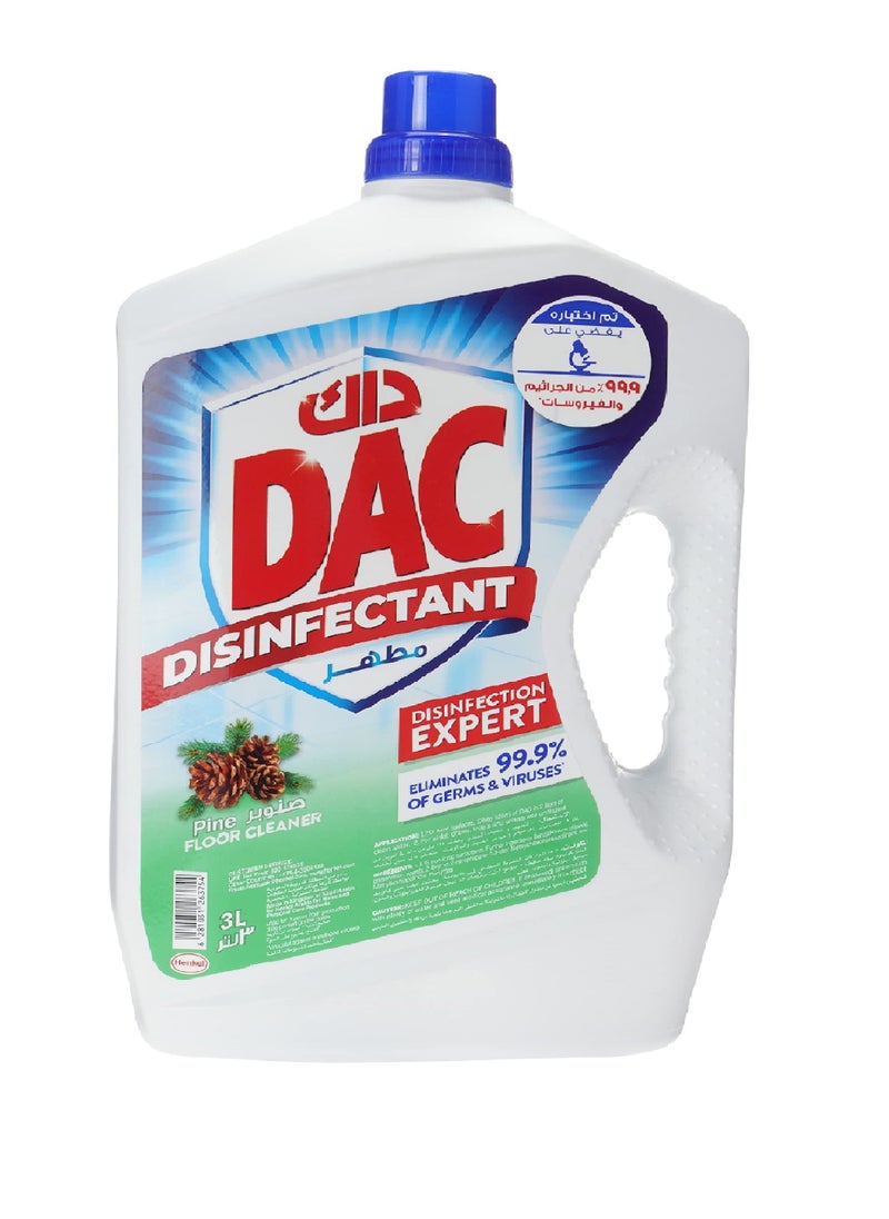 Dac Dac Disinfectant Pine Liquid Cleaners, 3L  - Image 1