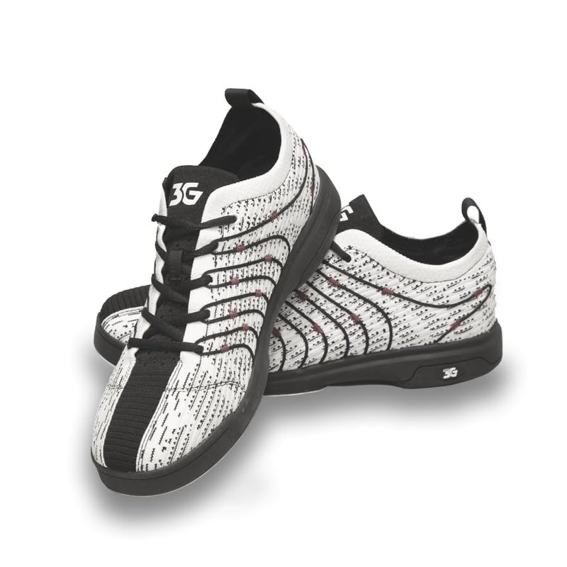 3G Ascent II Men's Bowling Shoe (White/Black, US Footwear Size System, Adult, Men, Numeric, Medium, 11) - Image 3