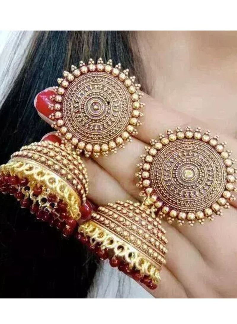Stylish Meenakari Traditional Jhumka Traditional Earring for Women - Image 1