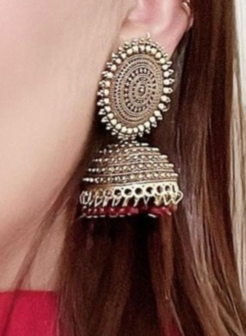 Stylish Meenakari Traditional Jhumka Traditional Earring for Women - Image 3