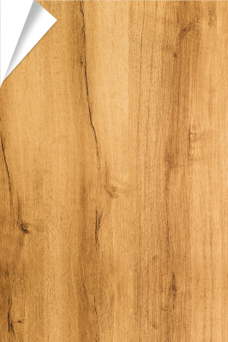 Renklendir Hayatını Color Your Life Adhesive Foil Countertop Covering Wooden Pattern T-18 