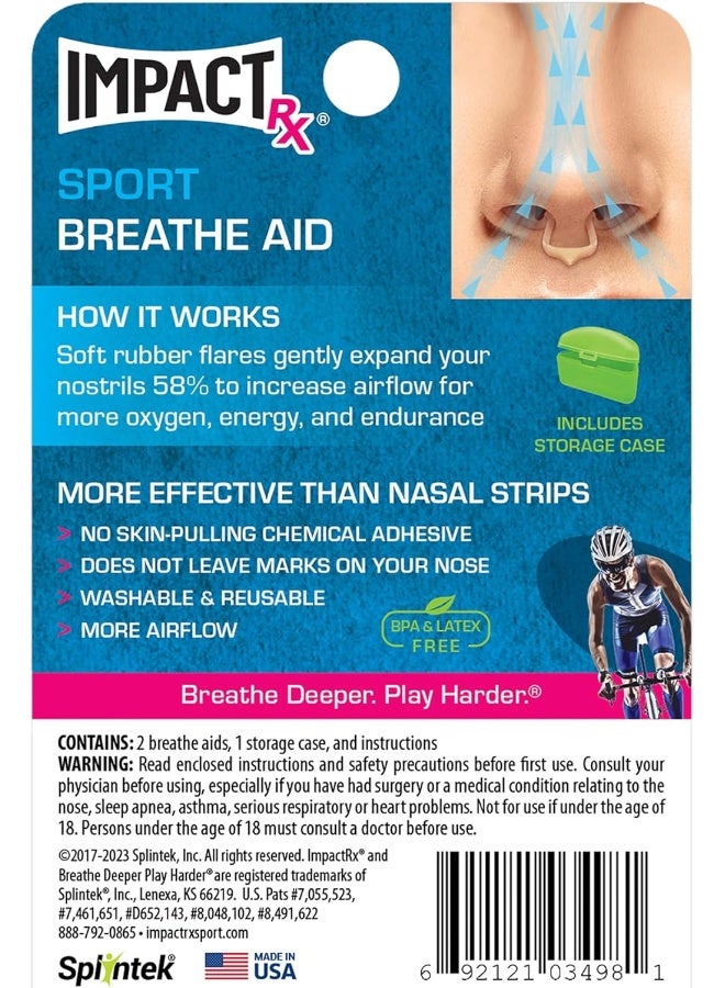 SleepRight Sport Intra-Nasal Breathe Aids from SleepRight Breathing Aids for Sports Nasal Dilator for Athletes - Image 2