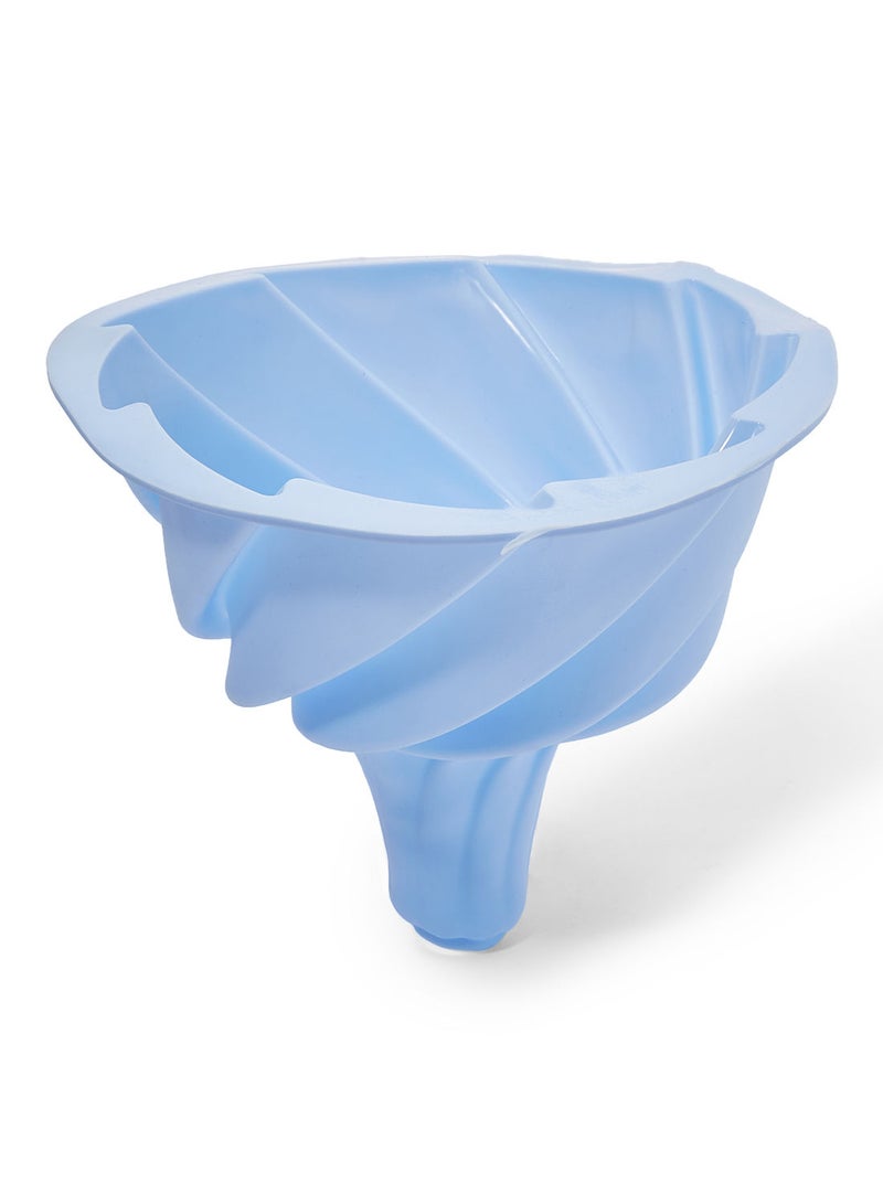 نيبمينينت قالب كيك حلزوني مصنوع من السيليكون لون أزرق 24x9سنتيمتر - Image 2