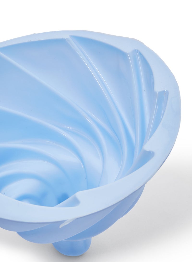 نيبمينينت قالب كيك حلزوني مصنوع من السيليكون لون أزرق 24x9سنتيمتر - Image 3