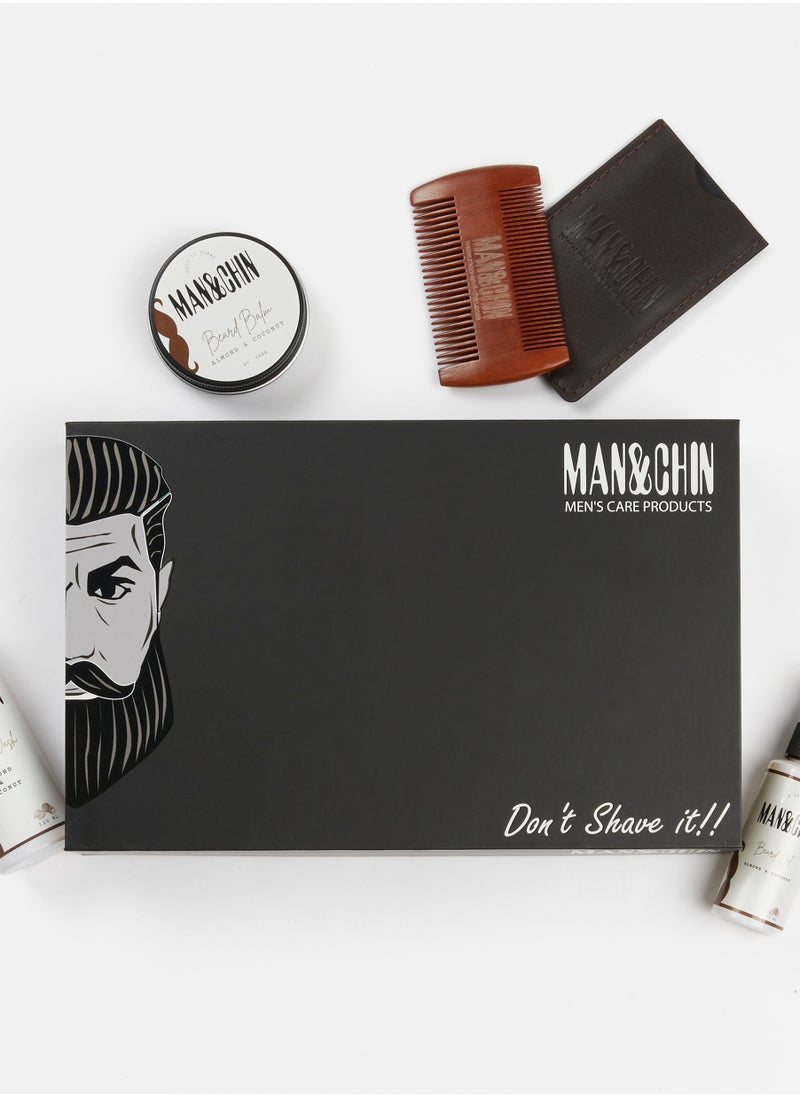 MAN&CHIN Beard Kit - Growth  - Image 1