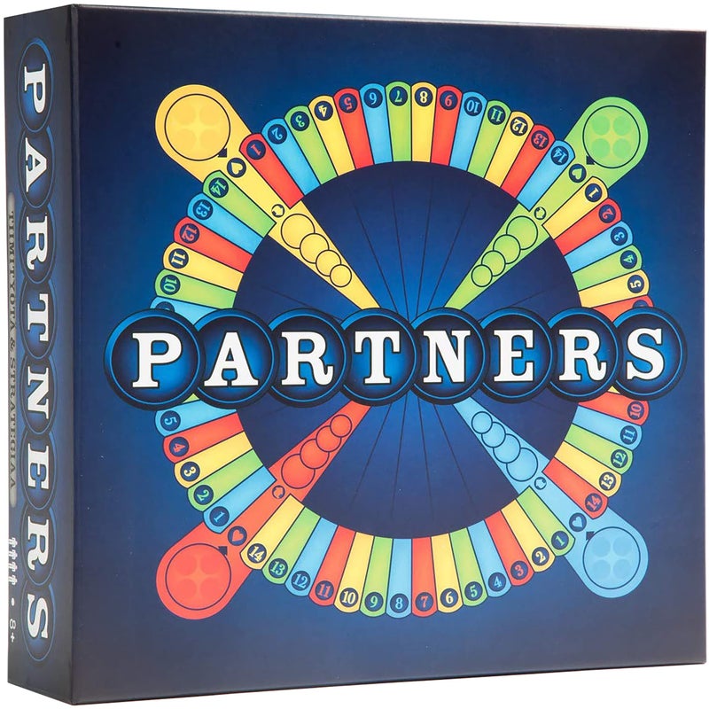 PARTNERS Board Game 1st USA Edition A 4 Player Strategy Board Game Played in Teams of 2 Perfect for Game Night with Family Friends Adults Teens All Ages