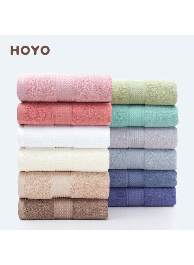 Hoyo Japan, Towel Gift Box, A-class Pure Cotton, 2-pack, Hefen Floral, Household Absorbent Gift Box, Light Gray + Dark Gray - Image 4
