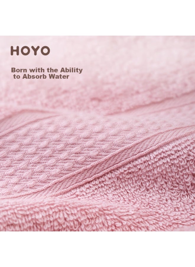 Hoyo Japan, Towel Gift Box, A-class Pure Cotton, 2-pack, Hefen Floral, Household Absorbent Gift Box, Light Gray + Dark Gray - Image 3