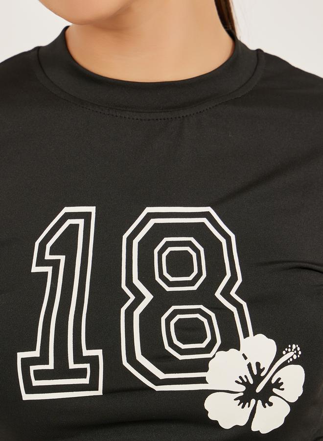 Styli Graphic Print Fitted Tank T-Shirt - Image 4