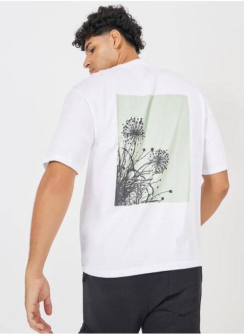 Oversized Back Graphic T-Shirt