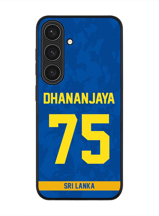 Stylizedd For Samsung Galaxy S25 5G Case,Slim fit Camera Protection, Shockproof Thin Phone cover  - Sri lanka Dhananjaya de Silva Jersey No 75 - Image 1
