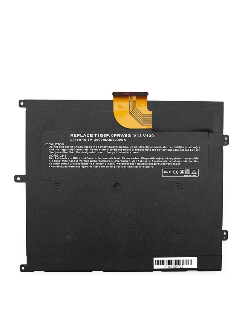 Terabyte REPLACEMENT T1G6P 30Wh Battery for Dell Vostro V13 V130 V1300 V13Z 312-8479 PRW6G 0449TX - Image 1