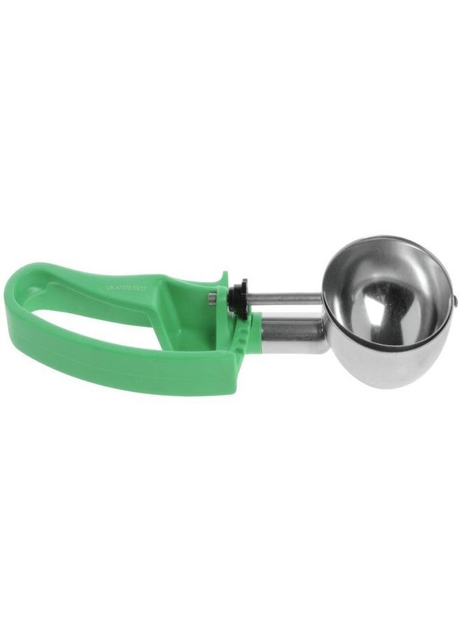 Vollrath 47393 Disher - Squeeze, Size 12, 2-7/8 oz. Capacity, Green - Image 1