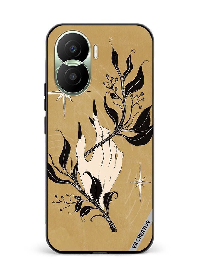 VR CREATIVE Protective Case Cover For Honor Play7T Pro Witch Hand Design Multicolour - Image 1