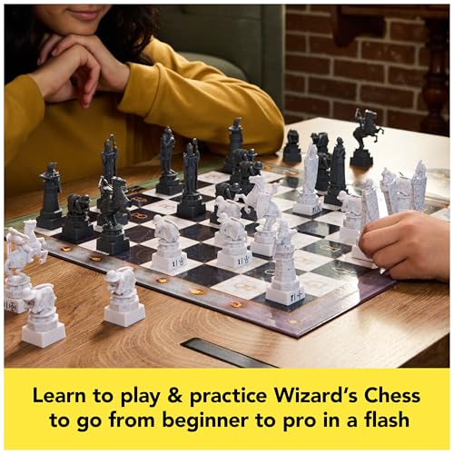 Spin Master Games, Wizarding World of Harry Potter Chess Teacher, Beginner Chess Set, Learn to Play Game for Beginners, Strategy Game for Muggles, for Kids & Family, 2 Players, for Ages 8 & Up - Image 5